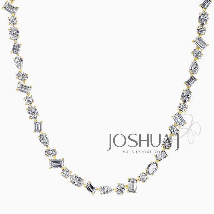 Pear Diamond Necklace