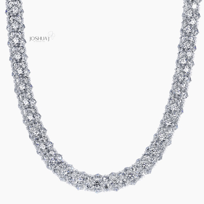 Round Diamond Necklace
