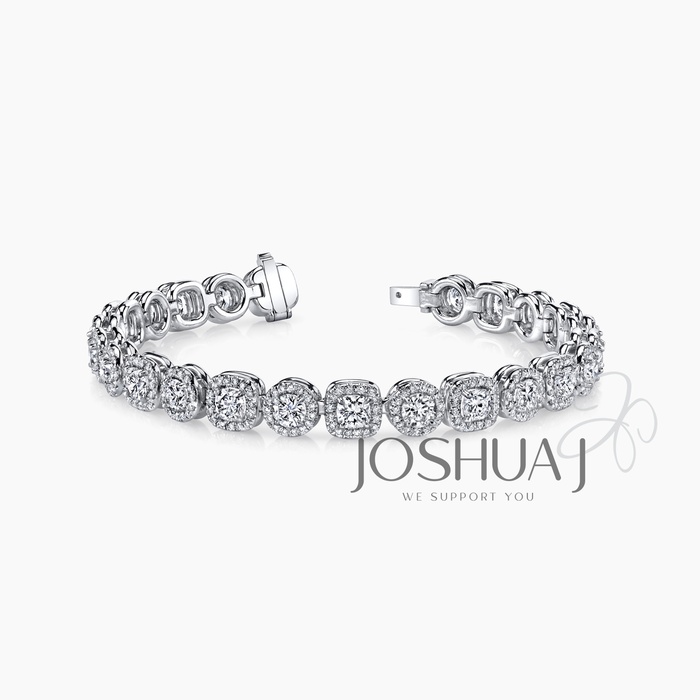 Cushion Diamond Bracelet