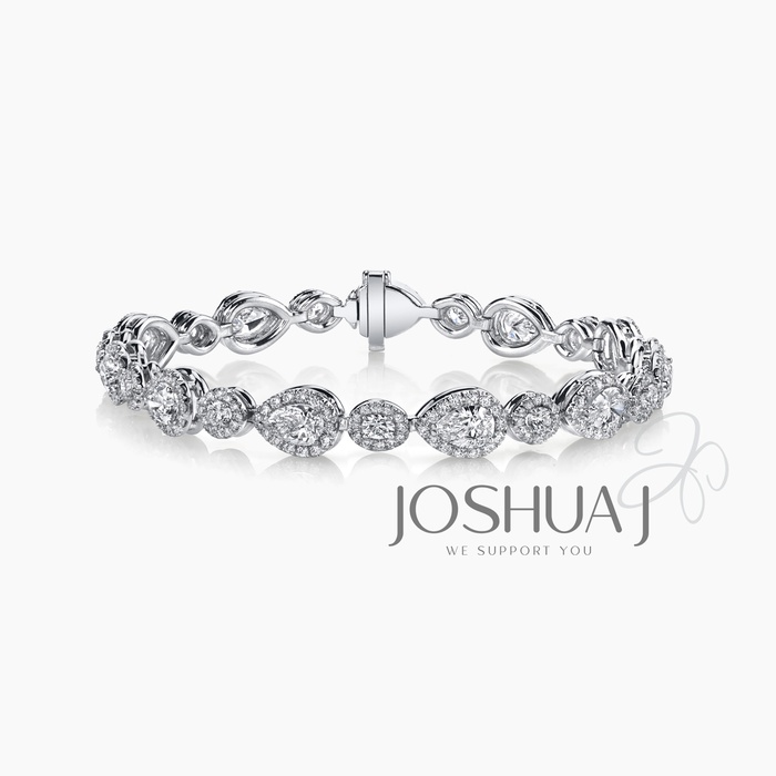 Pear Diamond Bracelet