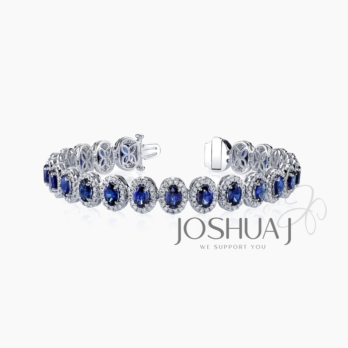 Oval Sapphire Bracelet