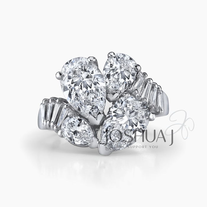 Pear Diamond Ring