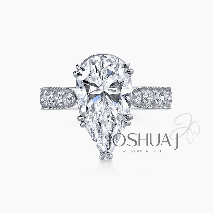 Pear Diamond Ring