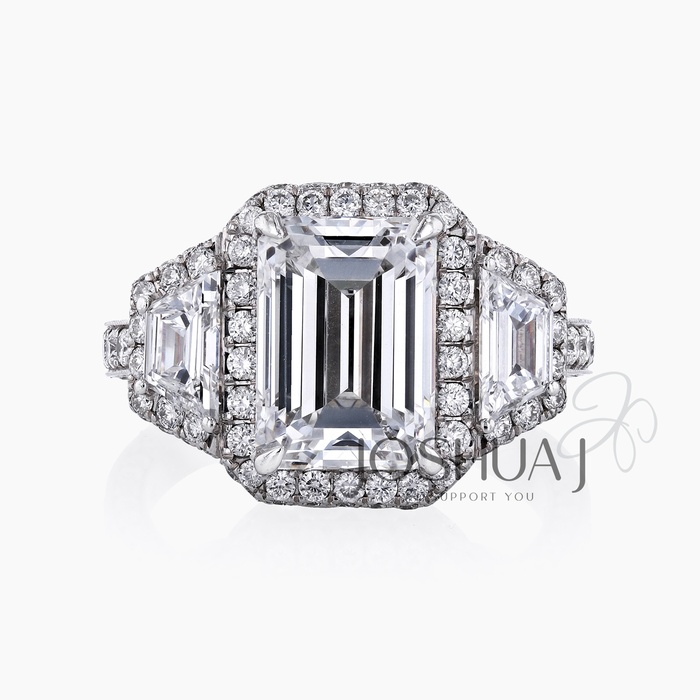 Emerald-Cut Diamond Ring