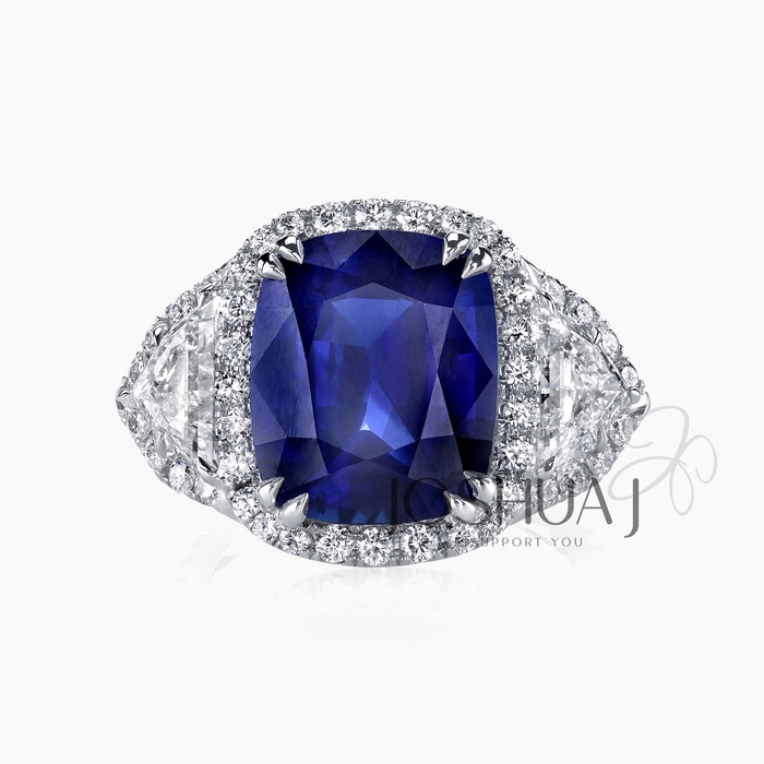 Cushion Sapphire Ring