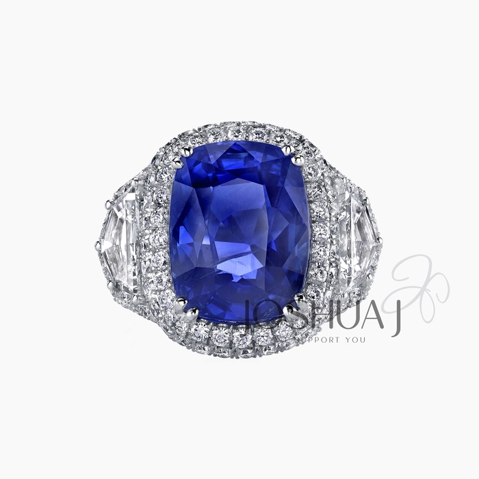 Cushion Sapphire Ring