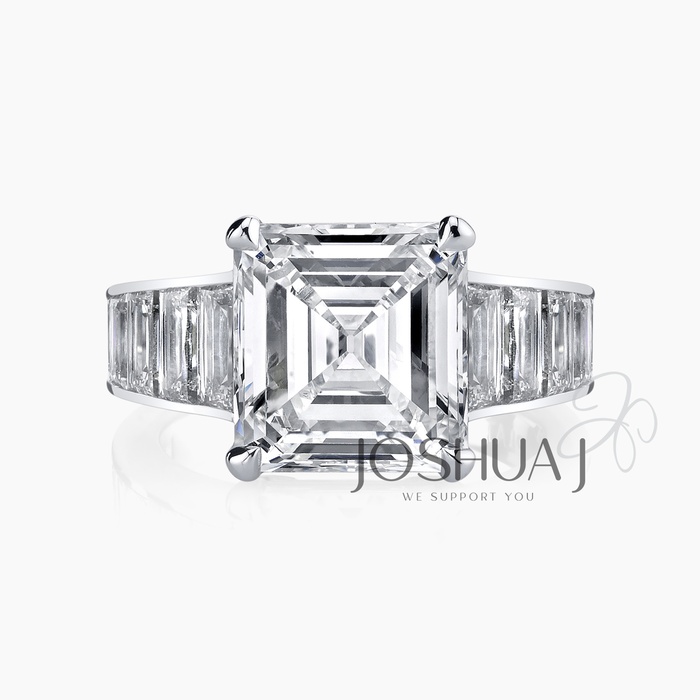 Emerald-Cut Diamond Ring