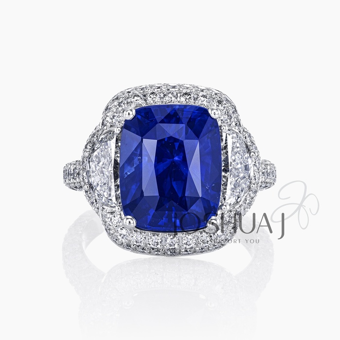 Cushion Sapphire Ring