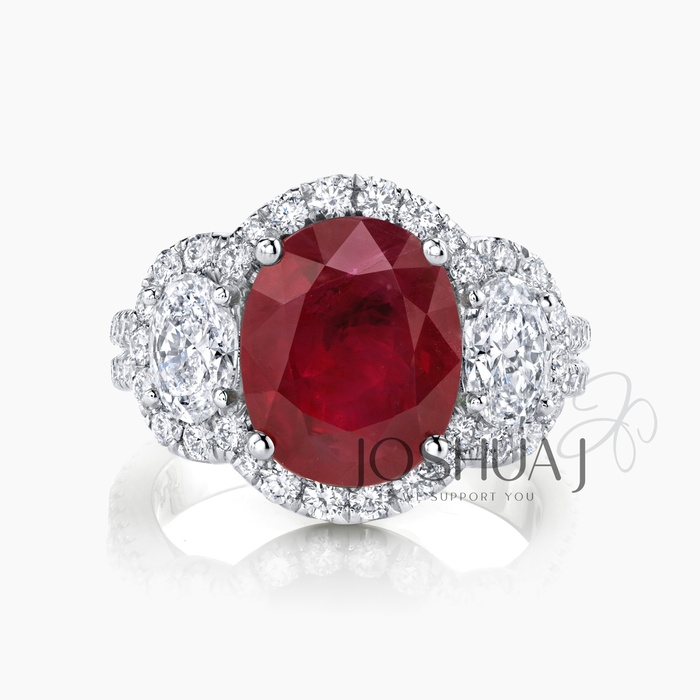 Oval Ruby Ring