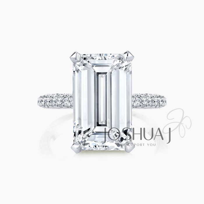 Emerald-Cut Diamond Ring