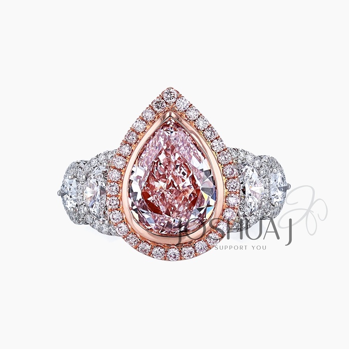 Fancy Light Pear Diamond Ring