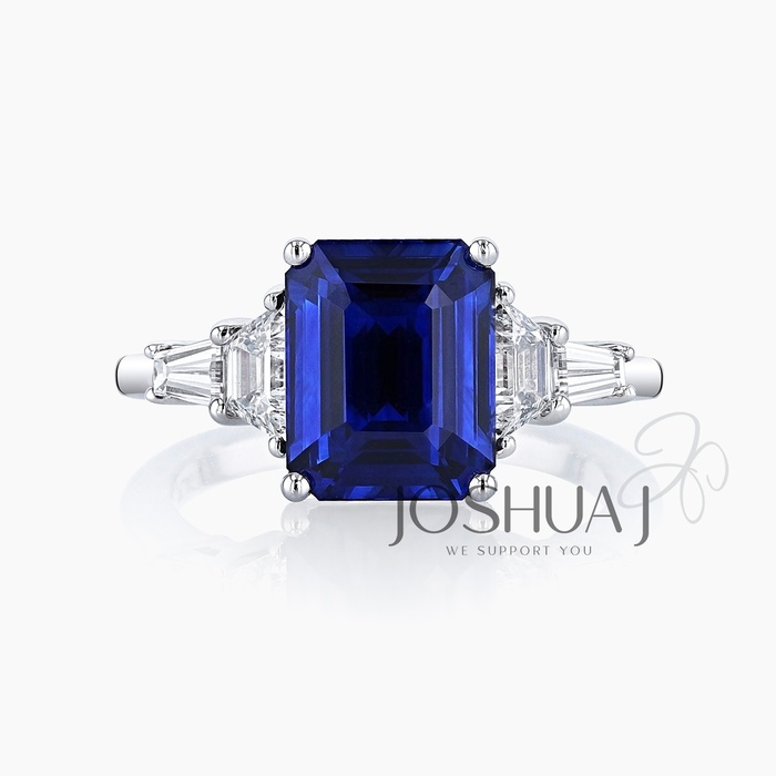 Baguette Emerald Ring