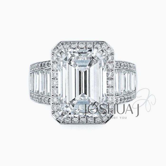 Emerald-Cut Diamond Ring