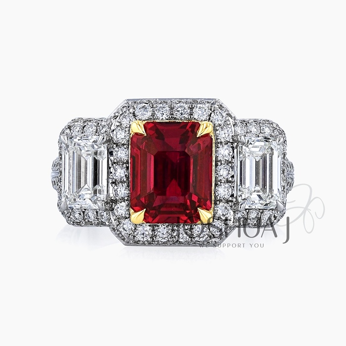 Round Emerald Ring