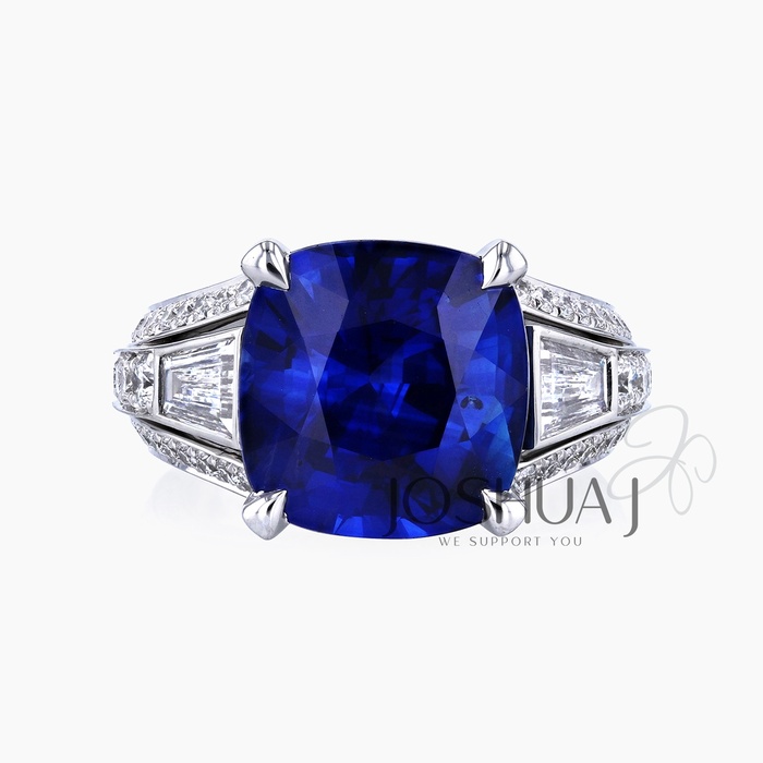Cushion Sapphire Ring