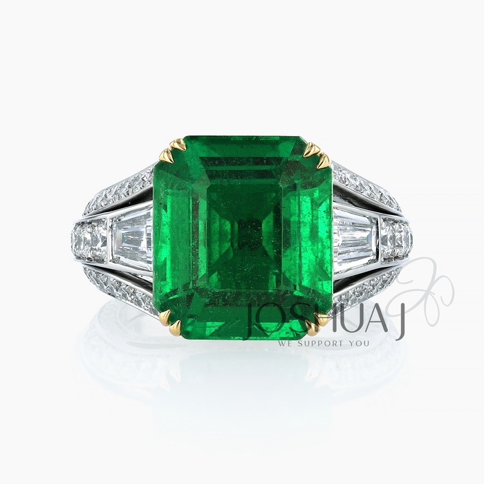 Baguette Emerald Ring