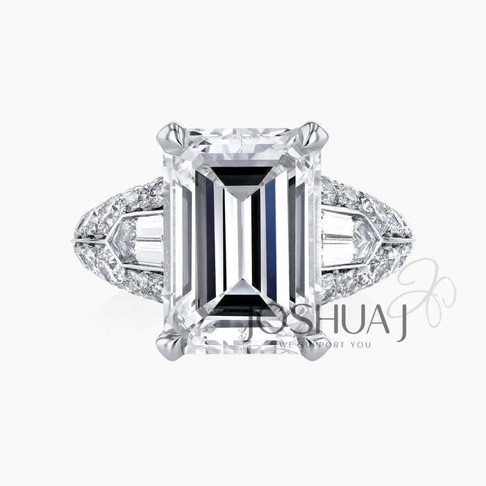 Emerald-Cut Diamond Ring