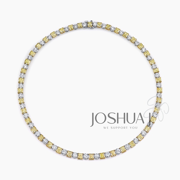 Radiant Diamond Necklace