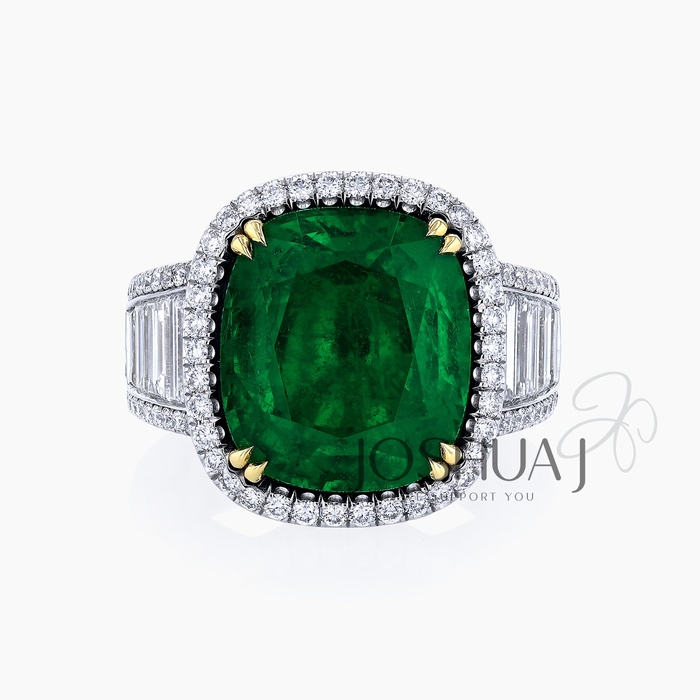 Cushion Diamond Halo Ring