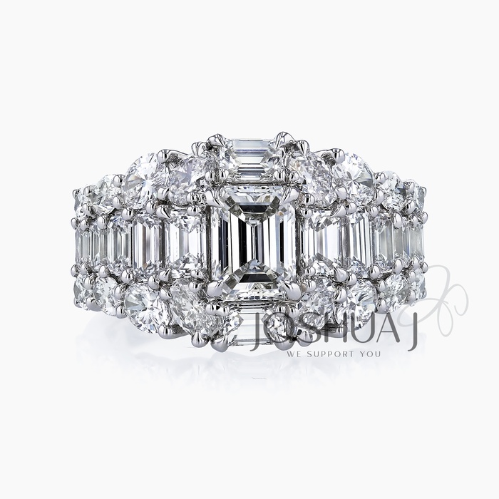 Emerald-Cut Diamond Ring