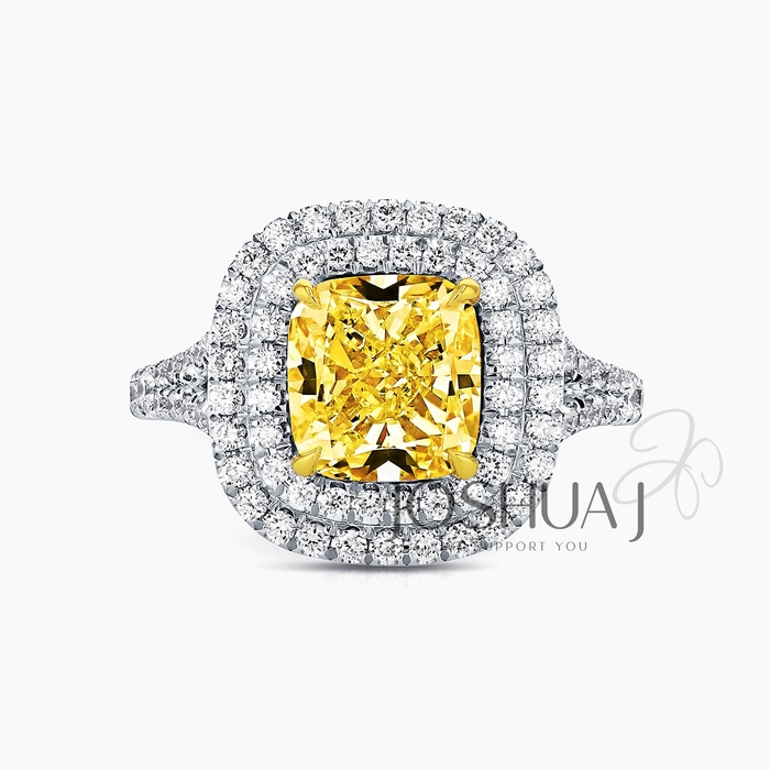 Fancy Light Cushion Diamond Ring