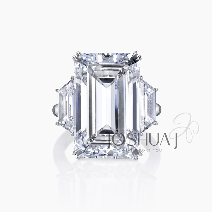 Emerald-Cut Diamond Ring