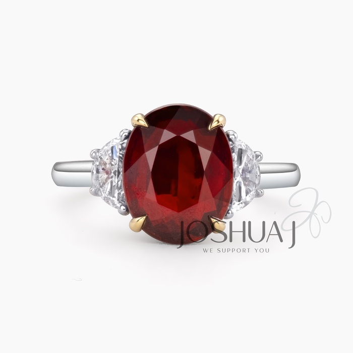 Oval Ruby Ring
