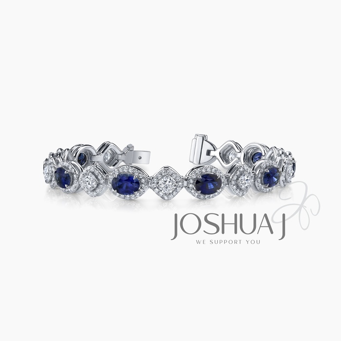 Oval Sapphire Bracelet