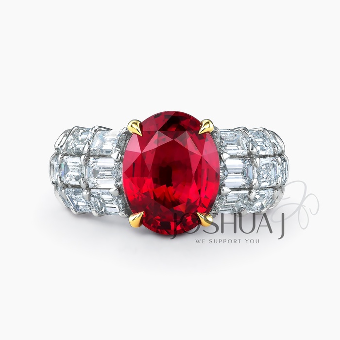 Oval Ruby Ring