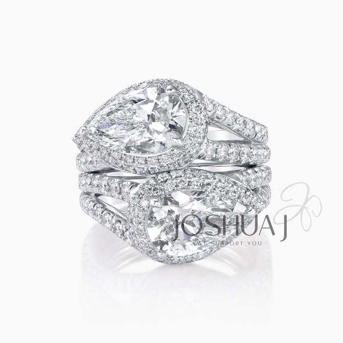 Pear Diamond Ring