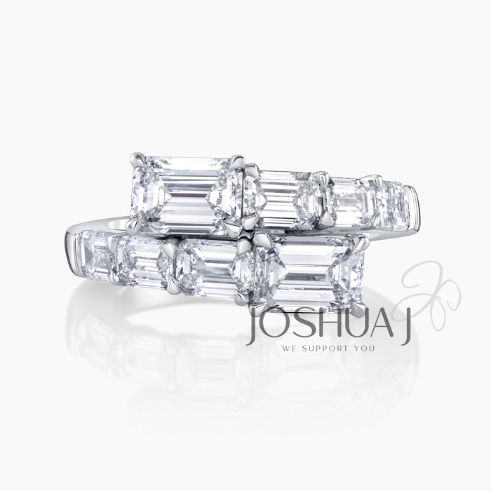 Emerald-Cut Diamond Ring