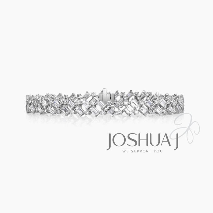 Emerald-Cut Diamond Bracelet