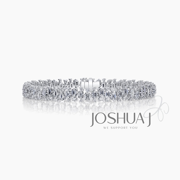 Emerald-Cut Diamond Bracelet