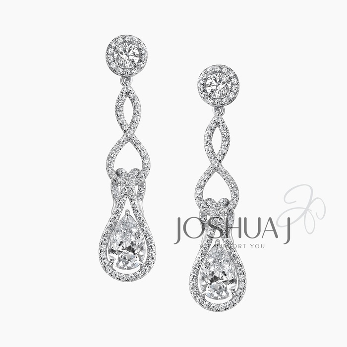 Pear Diamond Earrings