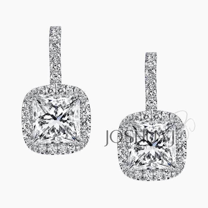 Princess Diamond Earrings