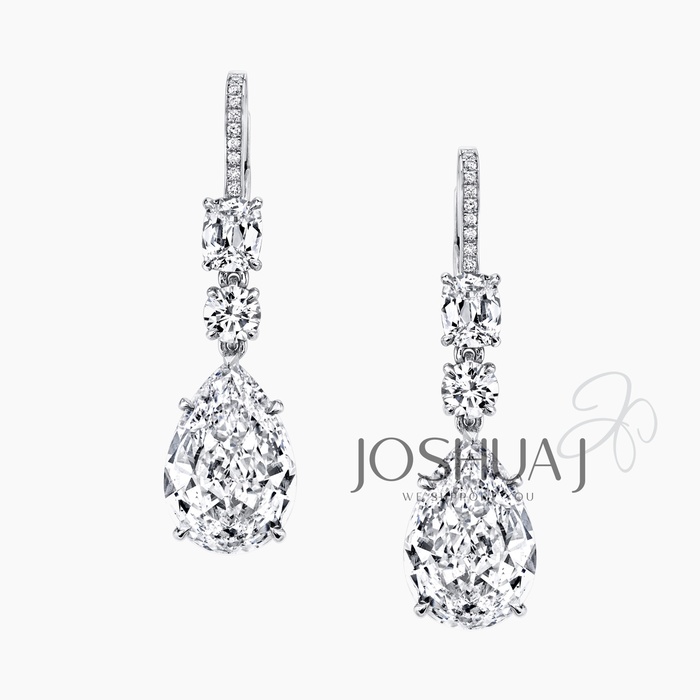 Pear Diamond Earrings