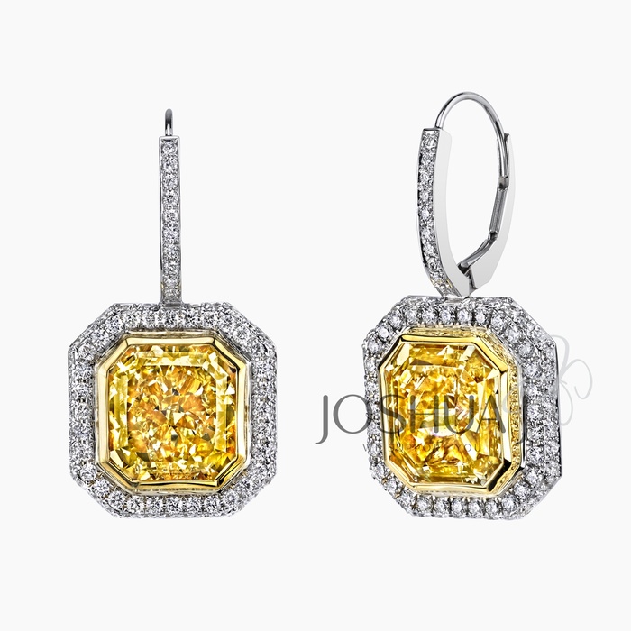 Fancy Light Round Diamond Earrings
