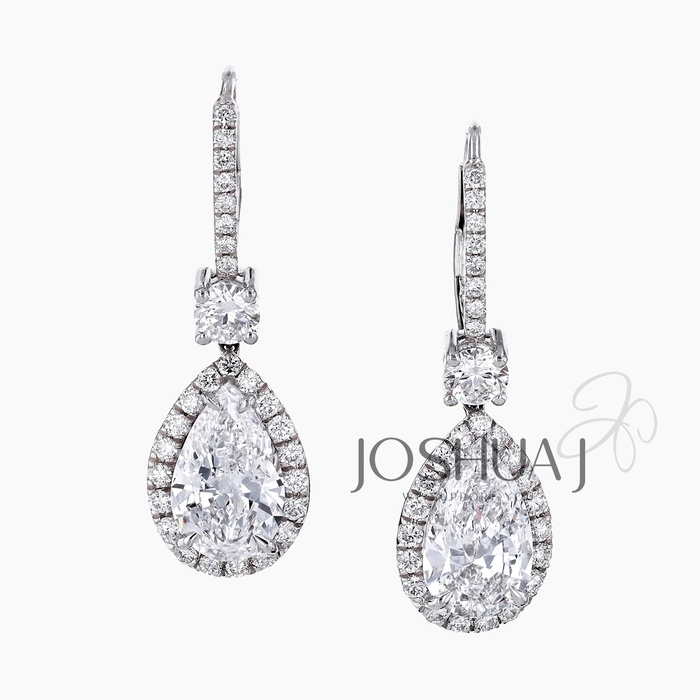 Pear Diamond Earrings