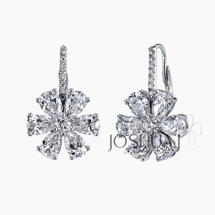 Pear Diamond Earrings