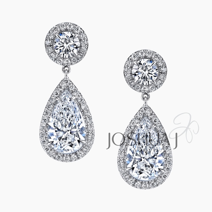 Pear Diamond Earrings