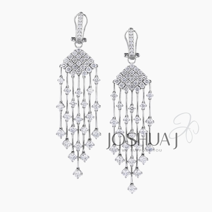 Round Diamond Earrings
