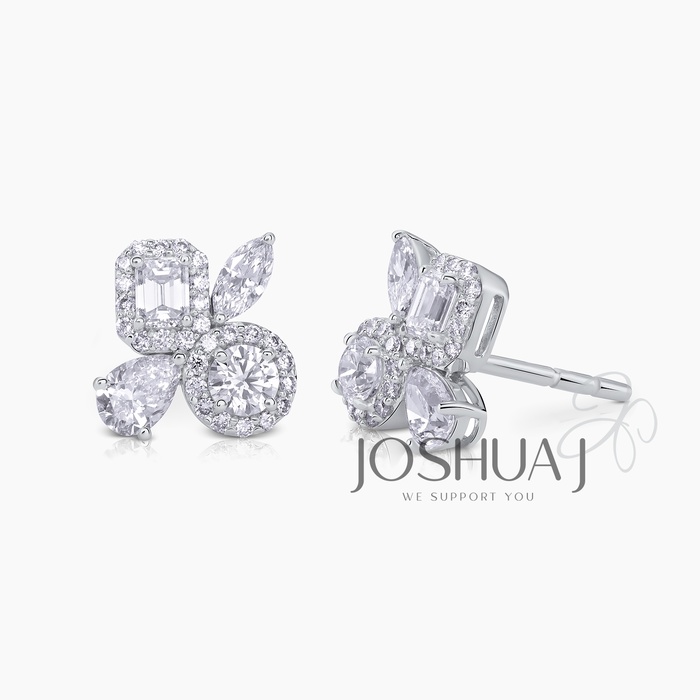 Radiant Diamond Earrings