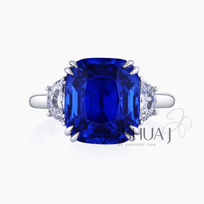 Cushion Sapphire Ring