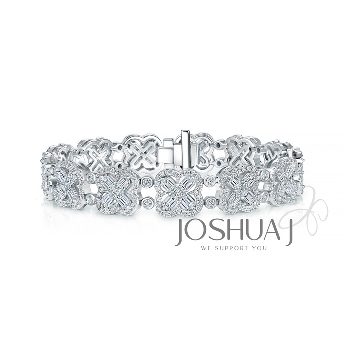 Emerald-Cut Diamond Bracelet