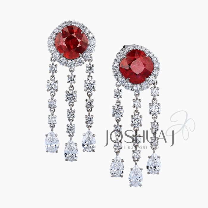 Cushion Diamond Earrings