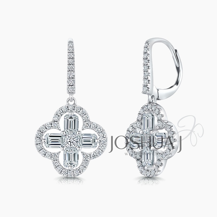 Round Diamond Earrings