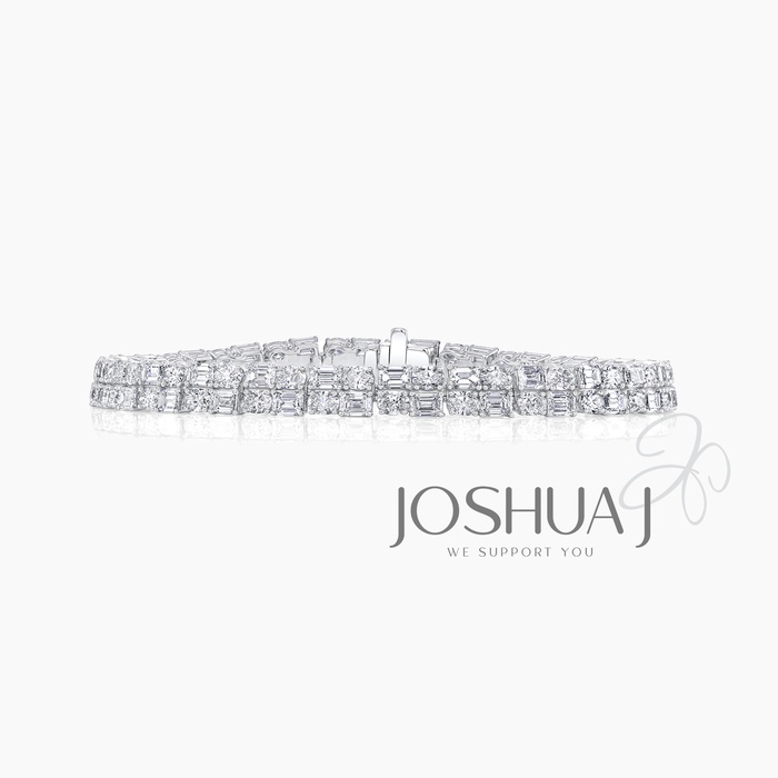 Emerald-Cut Diamond Bracelet
