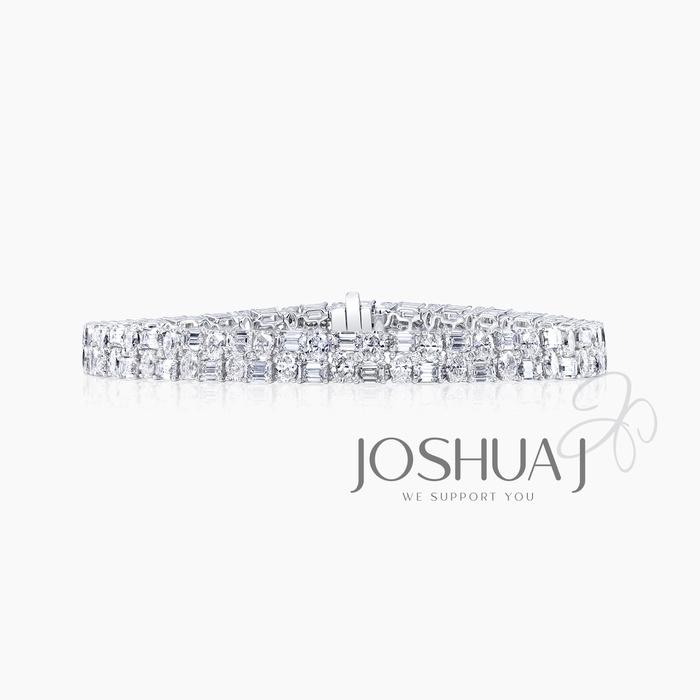 Emerald-Cut Diamond Bracelet