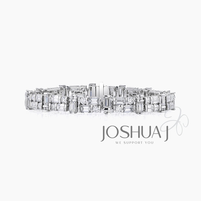 Emerald-Cut Diamond Bracelet