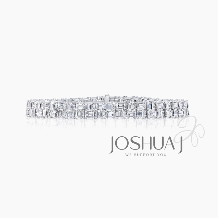 Emerald-Cut Diamond Bracelet